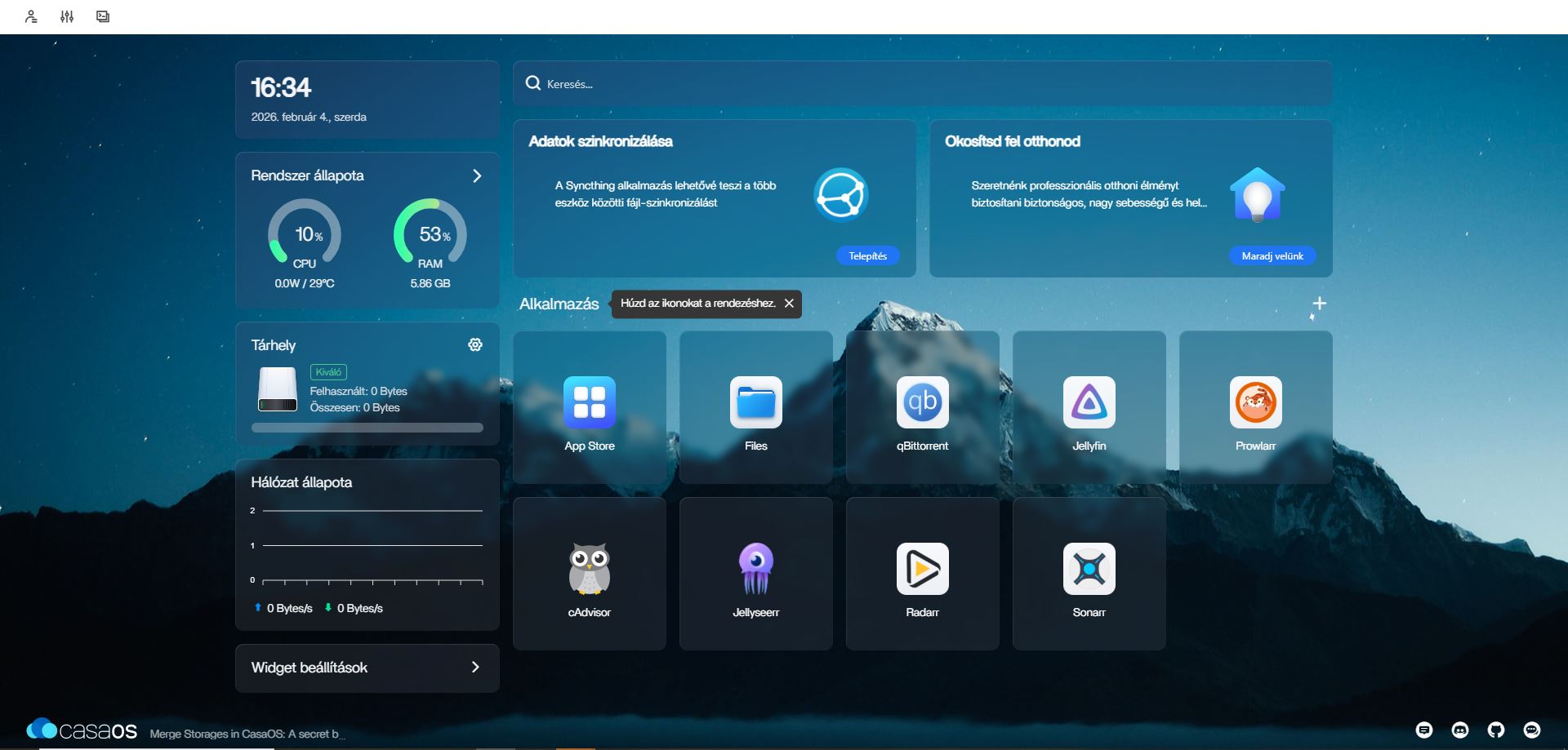 CasaOS alap
